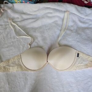 Elegant Cream Lace Bra